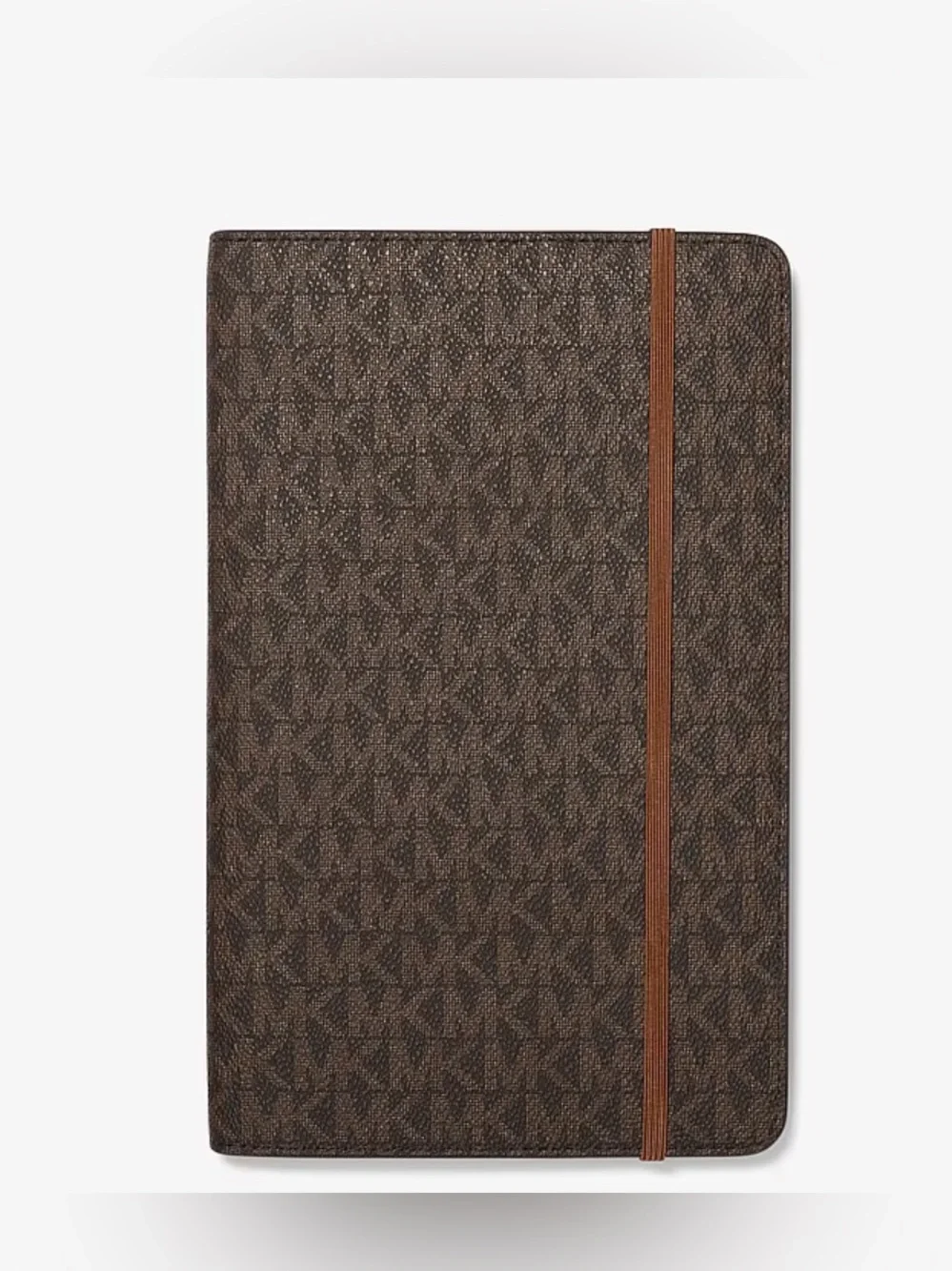 NWT📒Michael Kors Medium Notebook Journal Brown Signature Logo School Work Gift